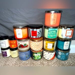 Bath and Body Works candles